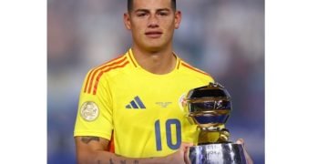James Rodríguez elegido Mejor Jugador de la CONMEBOL Copa América 2024™