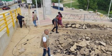 Corpoguajira impuso media preventiva al distrito de Riohacha y suspendió las obras de demolición del antiguo puente en el Riito