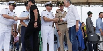 Voto de confianza del gobernador Eduardo Veranos a la Fuerza Pública del Atlántico