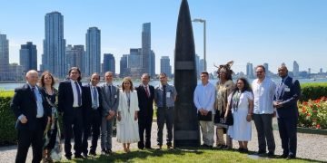 Presidente Petro inauguró en la ONU el Monumento Kusikawsay, testigo de la búsqueda de la paz en Colombia