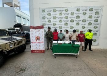 En Riohacha Ejército Nacional capturó a cinco presuntos integrantes del GDO Los Pachencas