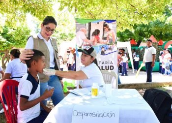 Secretaría de salud de Barrancas realizó exitosa jornada de salud En el corregimiento de Oreganal.