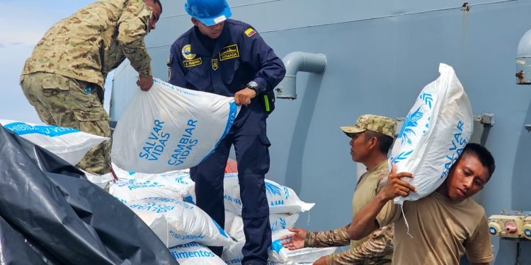 Llegaron las ayudas humanitarias a Puerto Estrella, en la Alta Guajira