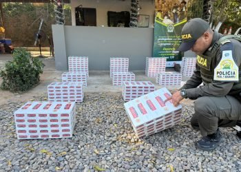 La Policía Fiscal y Aduanera aprehendió 4.950 cajetillas de cigarrillos de contrabando en el departamento de La Guajira