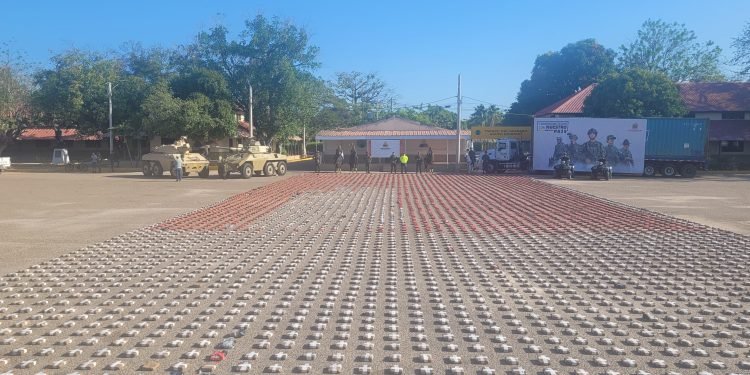 Tres toneladas de marihuana incautadas por el Ejército Nacional en La Guajira