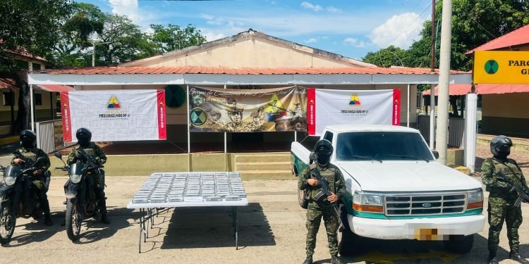 Más de 15.000 millones de pesos en cocaína del ELN fueron incautados por el Ejército Nacional en La Guajira