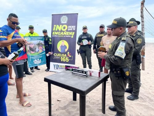 Gaula realiza jornada de prevención contra la extorsión en La Guajira