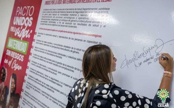 Se firmó el pacto ‘Unidos por la vida: Maternidad sin riesgos en el Cesar’, para prevenir la mortalidad materna y neonatal