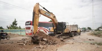 Gobernación adelanta obra de mejoramiento urbanístico en Riohacha