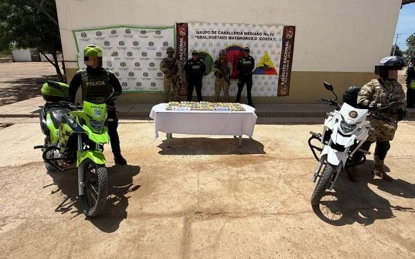 Ejército Nacional incauta cargamento de marihuana avaluado en más de 18 millones de pesos en zona rural de La Guajira