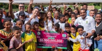 El corregimiento La Sierra será la cuna de nuevos campeones deportivos del Cesar: Gobernadora Elvia Milena Sanjuan entregó $5.000 millones para invertir en escenario recreodeportivo