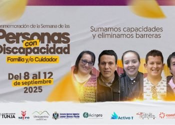 Todo listo en Tunja para una semana en la que sumemos capacidades y eliminemos barreras