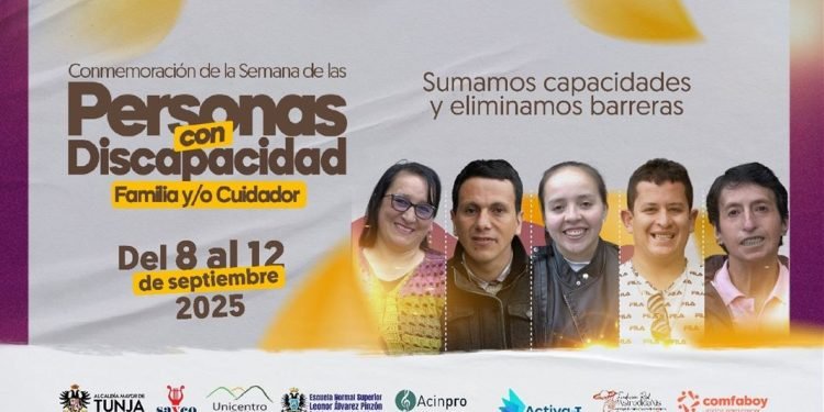 Todo listo en Tunja para una semana en la que sumemos capacidades y eliminemos barreras
