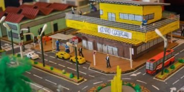 Concurso de maquetas escolares durante la Semana de la Seguridad Vial en Tunja
