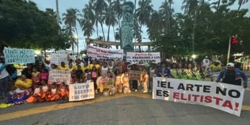Sector de la danza convocó manifestación pacífica para exigir respeto y garantías a las autoridades del sector cultural de Riohacha
