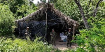 Ejército Nacional ubicó un laboratorio de clorhidrato de cocaína del Clan del Golfo en La Gloria, Cesar