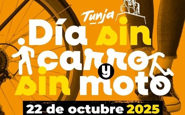 Tunja vivirá su segunda jornada del Día Sin Carro y Sin Moto 2025