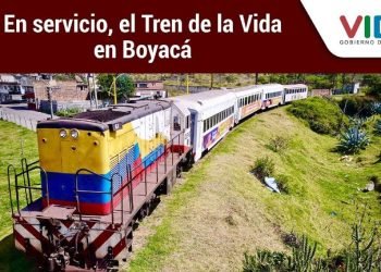En servicio, el Tren de la Vida en Boyacá