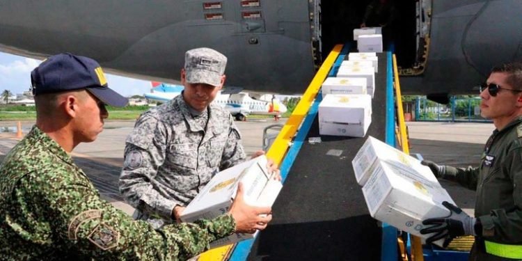 Gobierno envía 22 toneladas de ayuda humanitaria a San Andrés por tormenta tropical Melissa