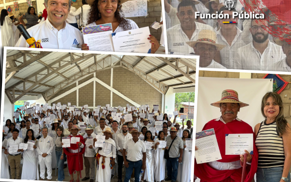 ESAP y Función Pública graduaron a 87 líderes y lideresas wayuu del resguardo Mayabangloma del Diplomado Administración Pública Indígena
