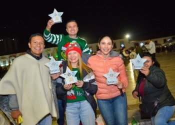Tunja encendió la navidad luz, tradición e integración familiar