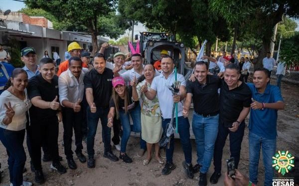 Gobernación del Cesar inició la Caravana del Pavimento Urbano en Valledupar: 14.620 metros pavimentados cambiarán la vida de habitantes de 33 barrios de la ciudad