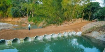 Puente Mendihuaca: quedó habilitado el paso por el río