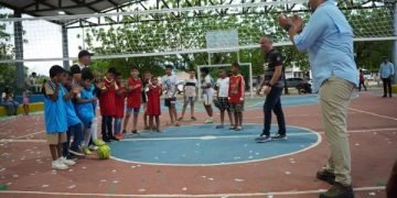Gobernador Aguilar fortalece la infraestructura deportiva con entrega de escenarios renovados en el sur de La Guajira