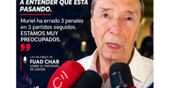 Junior, una crisis sin respuestas: ni Fuad Char entiende qué está pasando